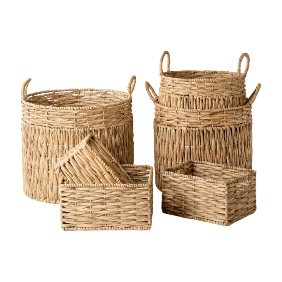 Water Hyacinth Bathroom Set Vietnam