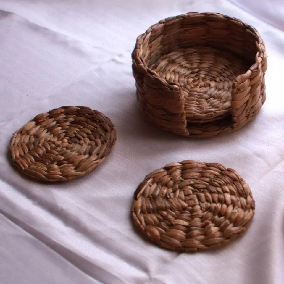 Water Hyacinth Coasters Custom