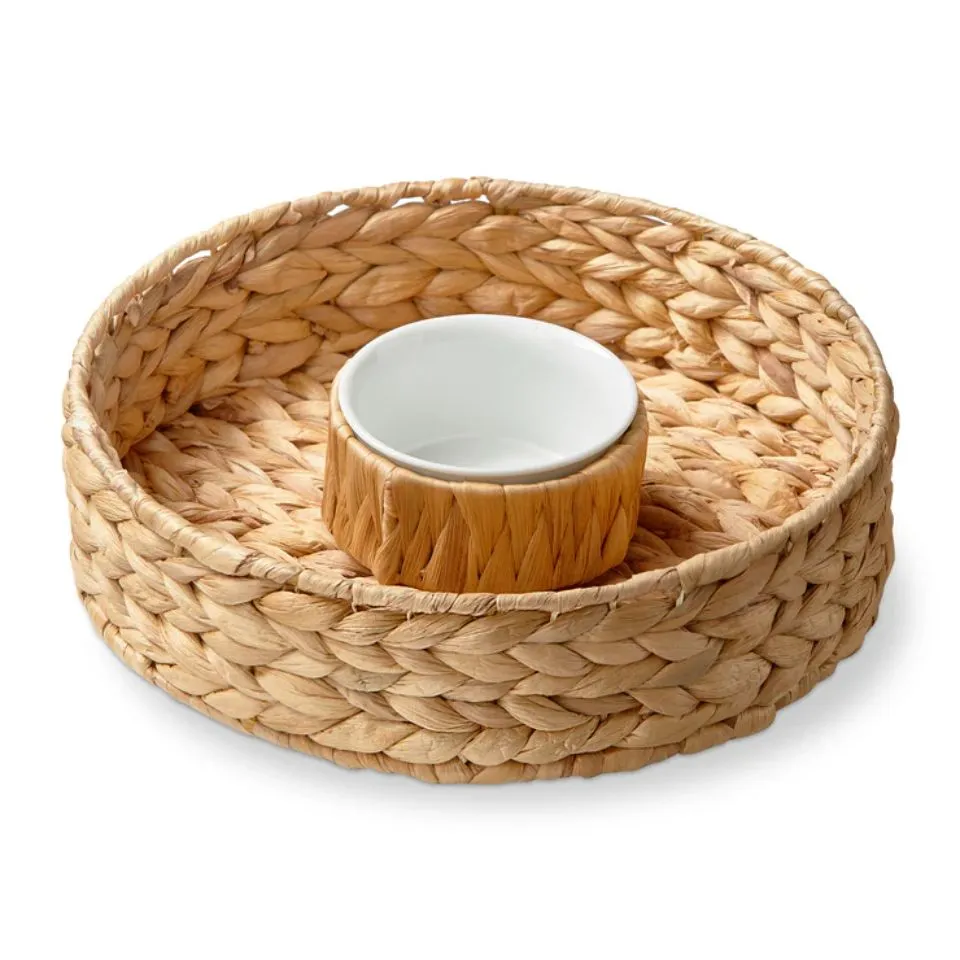 Water Hyacinth Dip And Chip Tray Short Lead Time