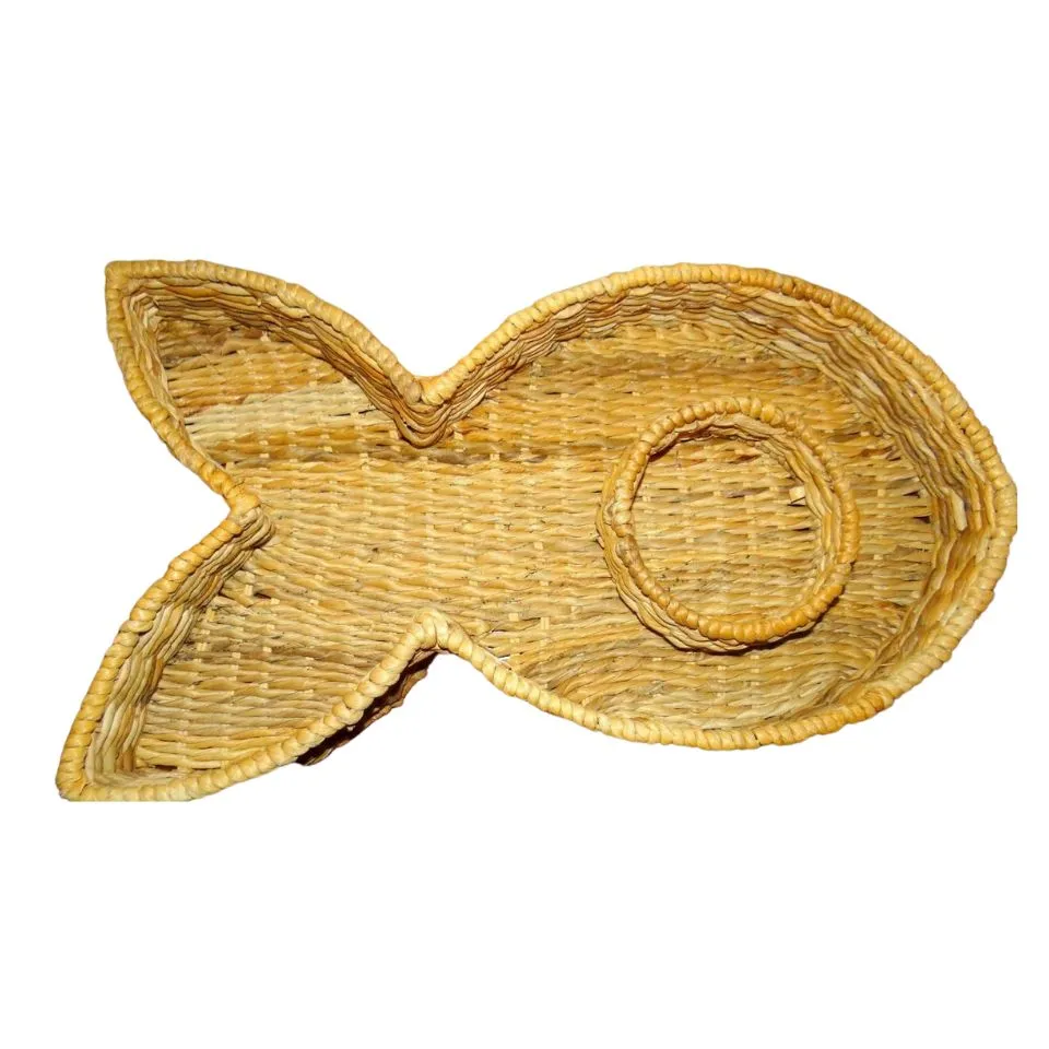 Water Hyacinth Dip And Chip Tray Vietnam