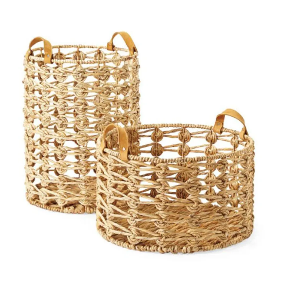 Water Hyacinth Laundry Baskets Short Lead Time