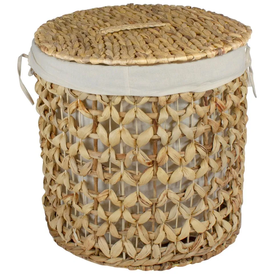 Water Hyacinth Laundry Baskets OEM