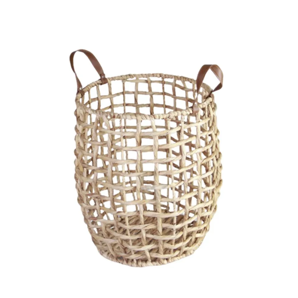 Water Hyacinth Laundry Baskets Private Label