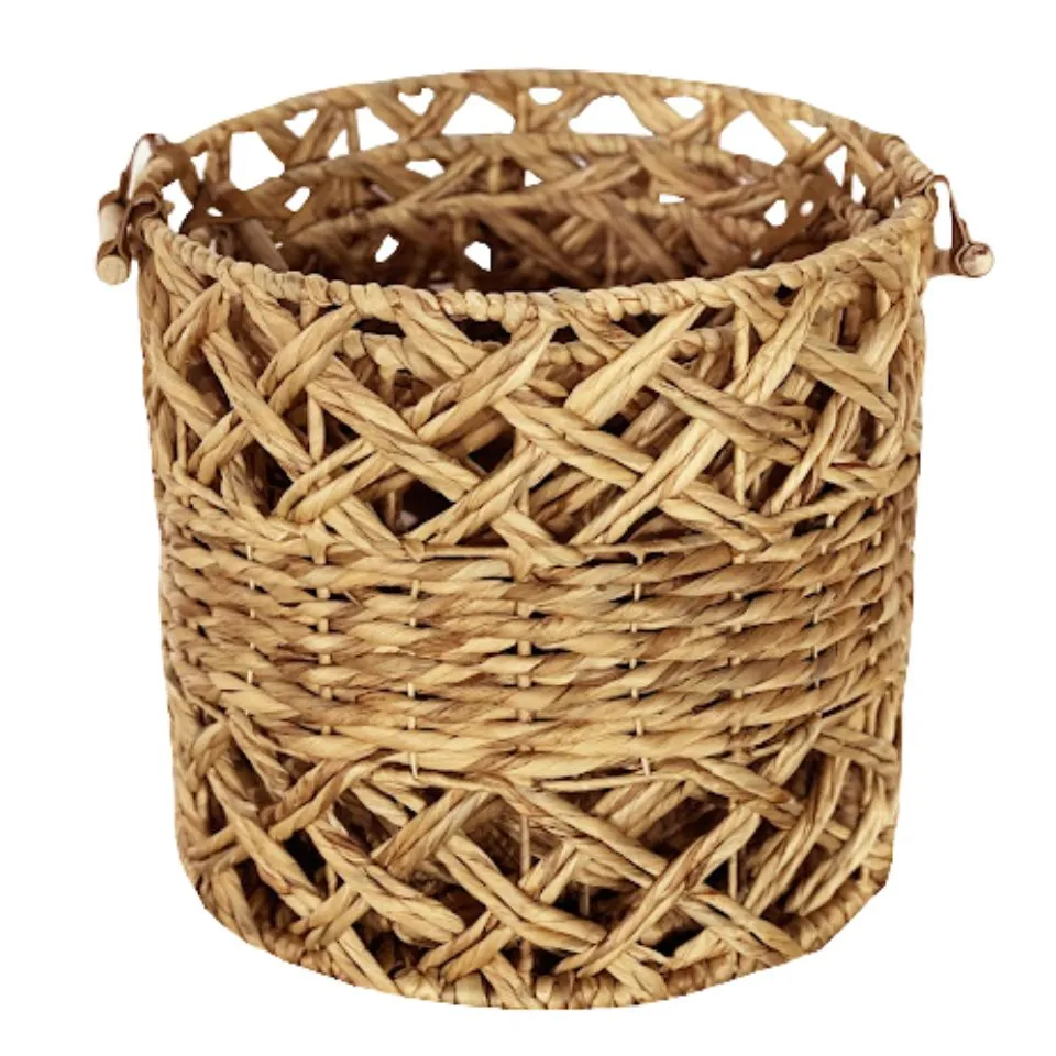 Water Hyacinth Laundry Baskets Custom
