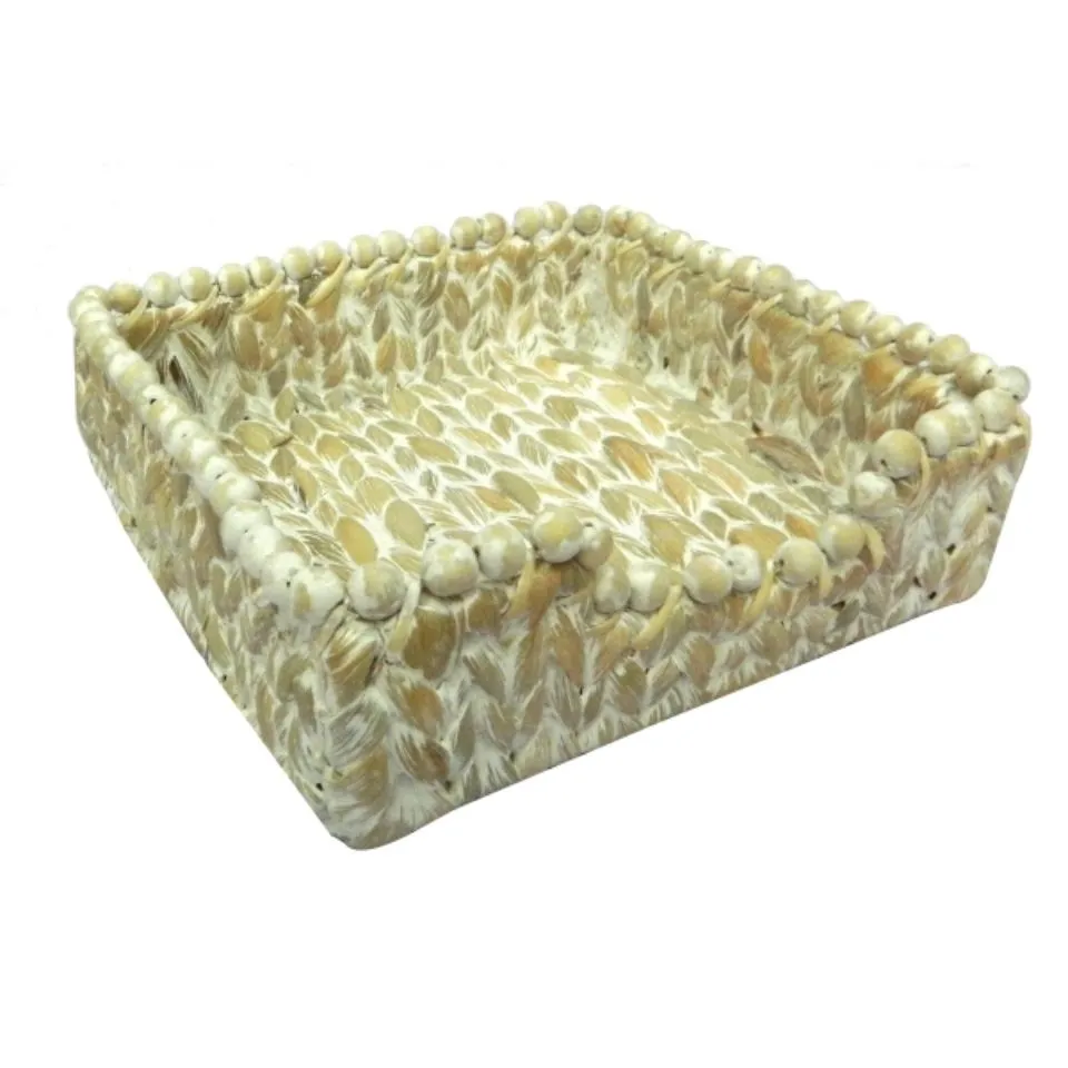 Water Hyacinth Napkin Holder Private Label