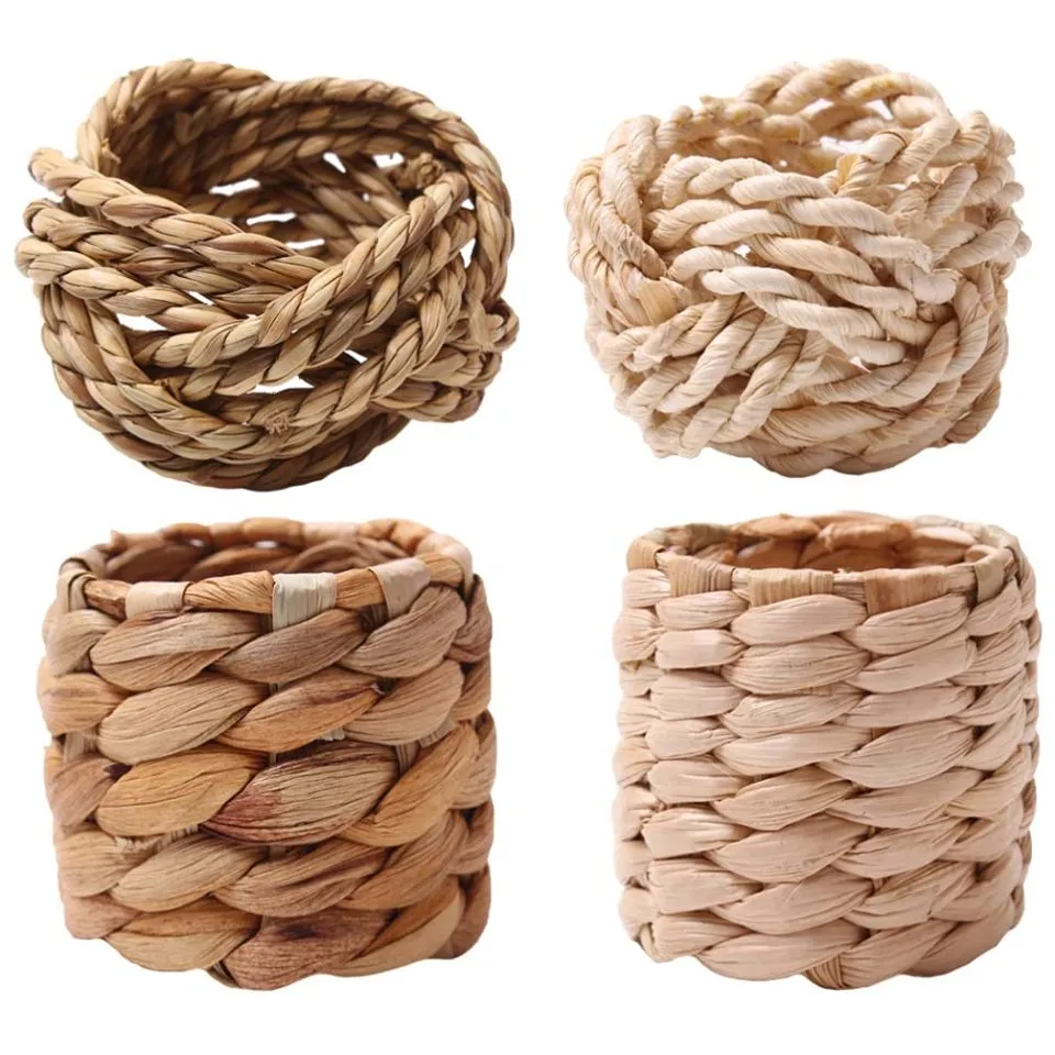 Water Hyacinth Napkin Rings Handicraft