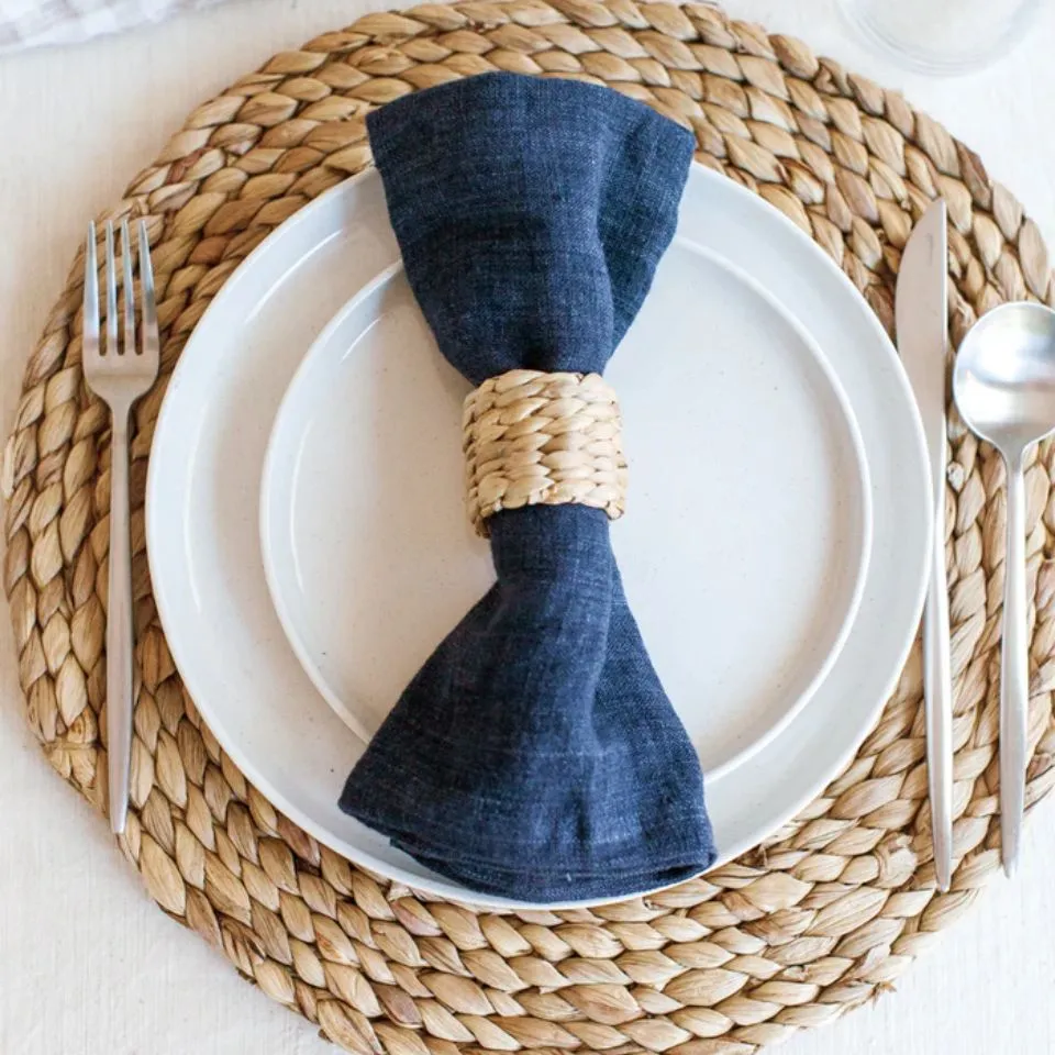 Water Hyacinth Napkin Rings Hight Quality