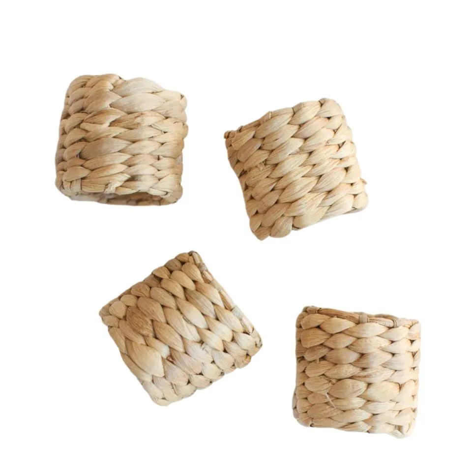 Water Hyacinth Napkin Rings Short Lead Time