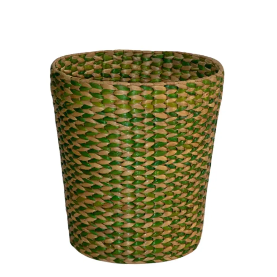 Water Hyacinth Trash Basket Private Label