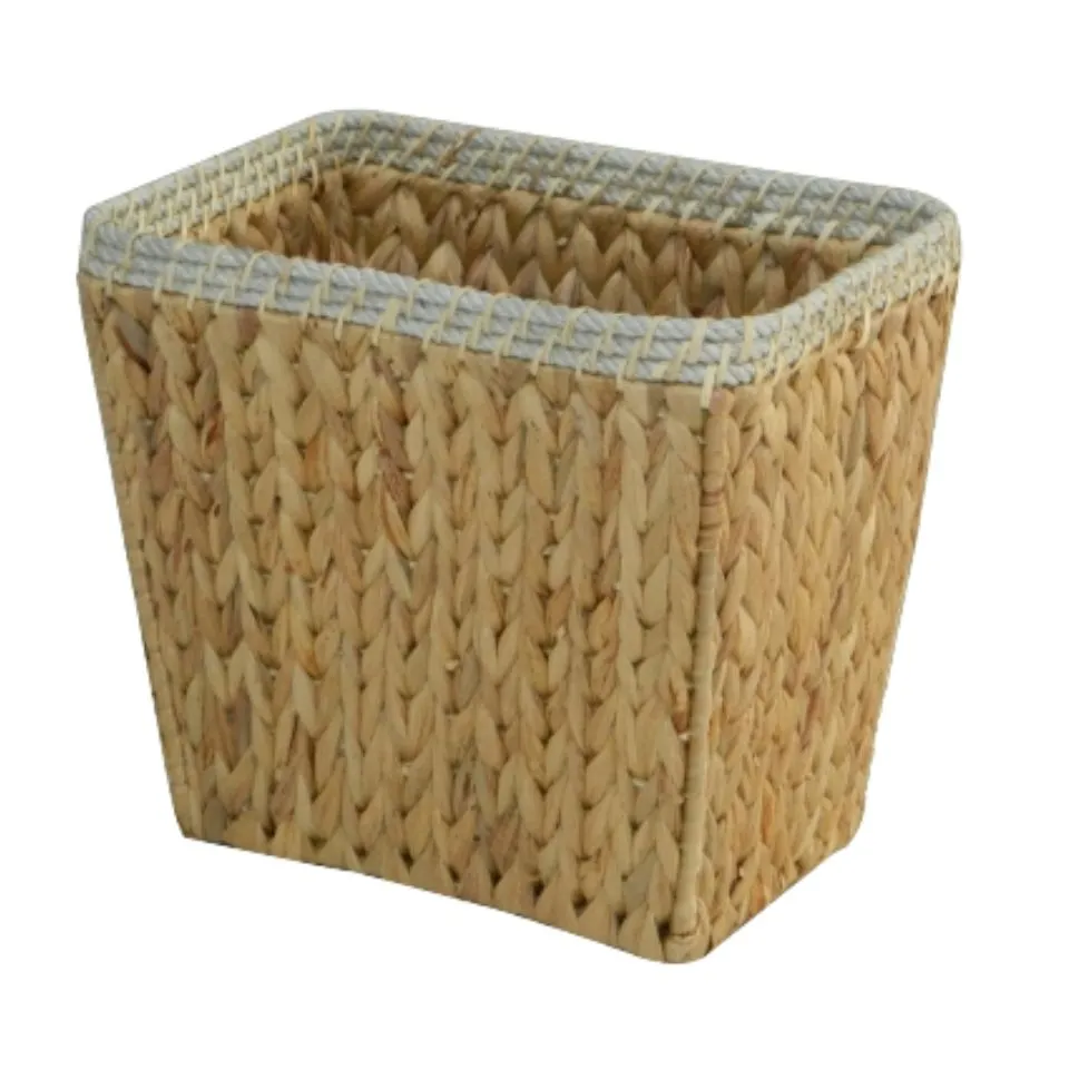Water Hyacinth Trash Basket Low Moq