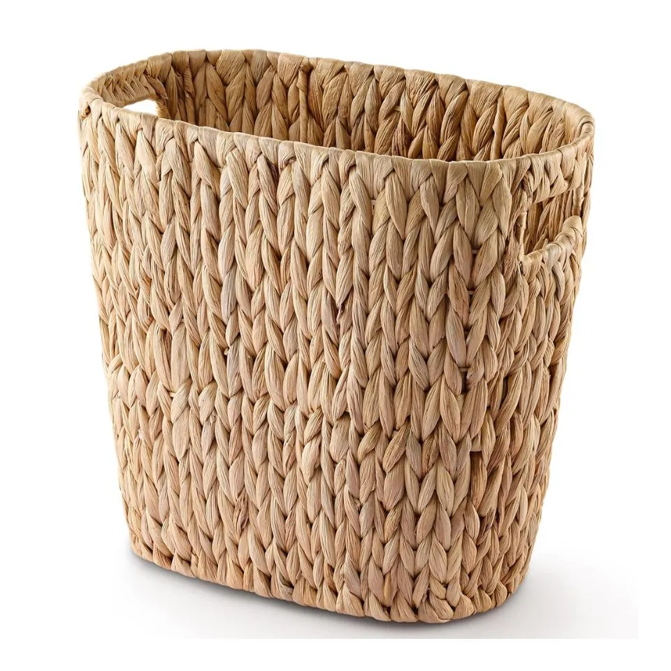 Water Hyacinth Trash Basket Hight Quality