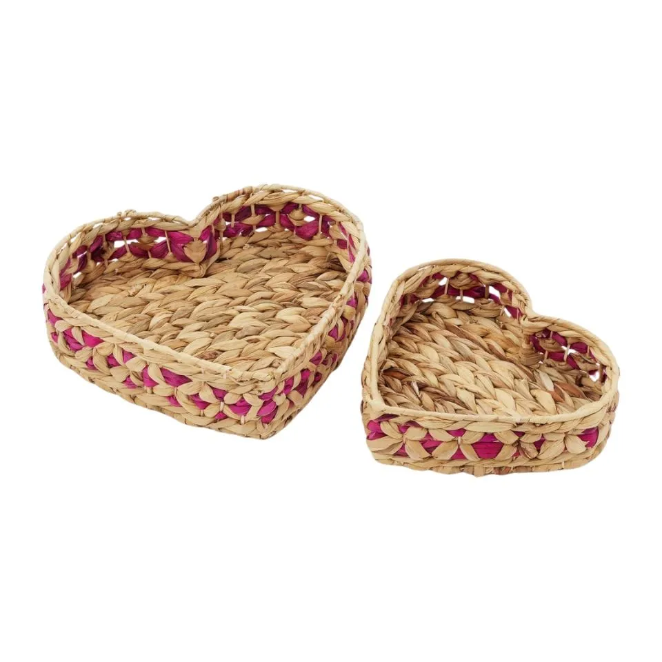 Water Hyacinth Tray For Decor Table Custom