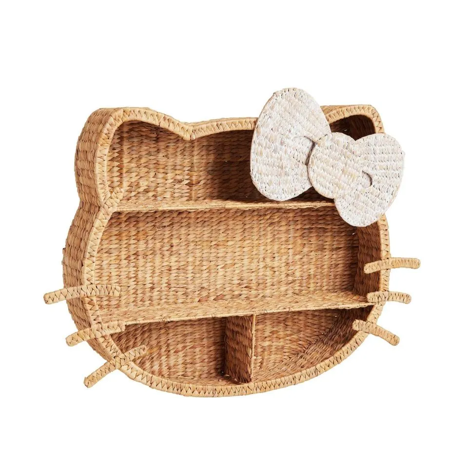 Water Hyacinth Wall Shelf Private Label