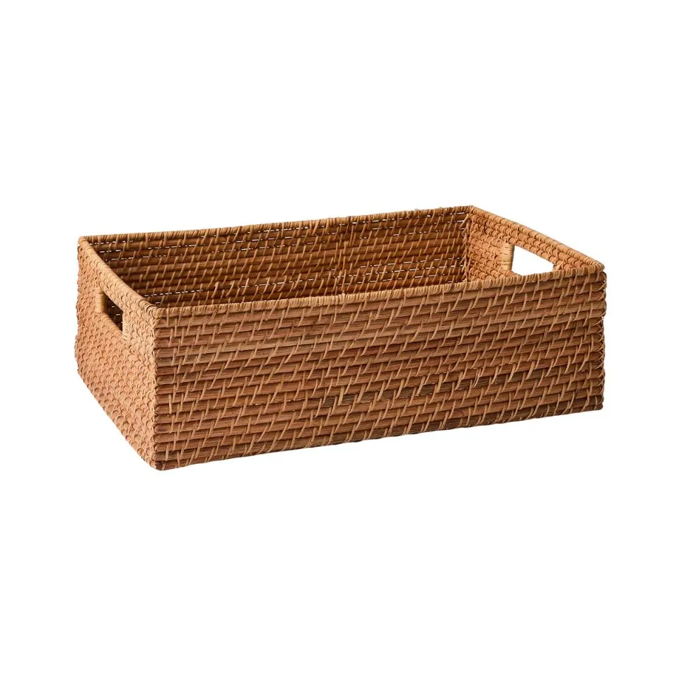 Weave Rattan Underbed Baskets Short Lead Time