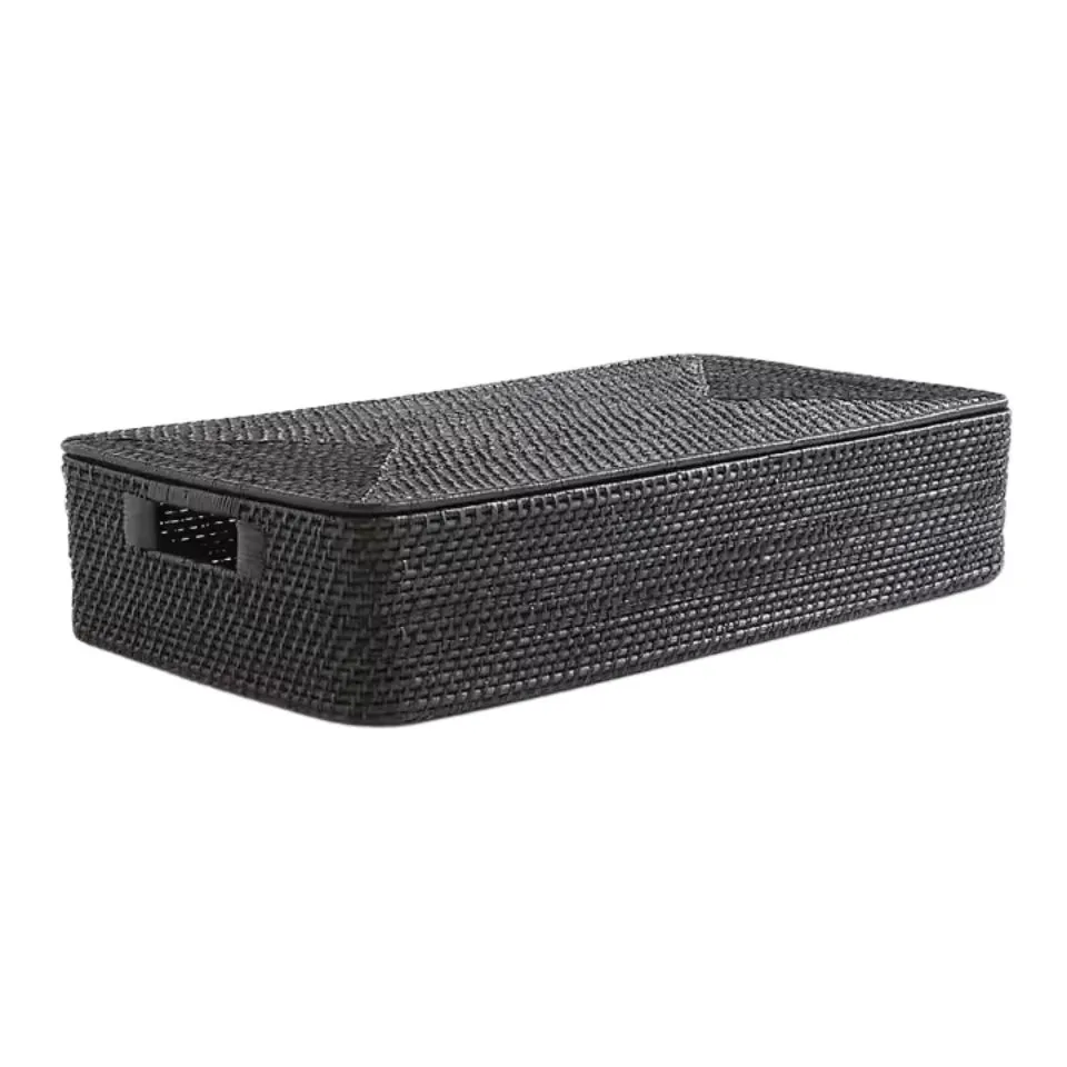 Weave Rattan Underbed Baskets Hight Quality