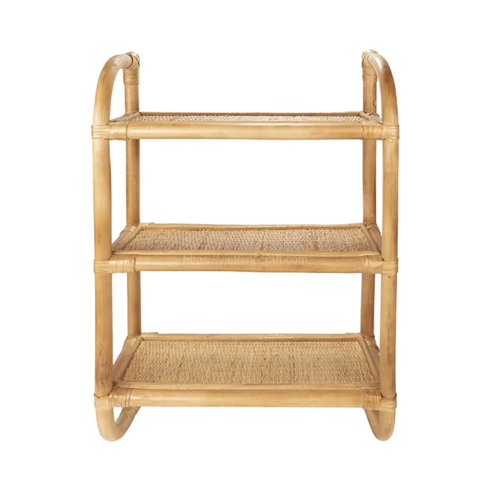 Wicker 3 Tier Rattan Shelf Manufacturer