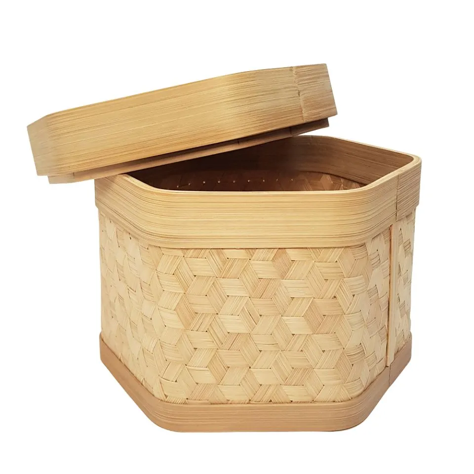 Woven Bamboo Box Container OEM