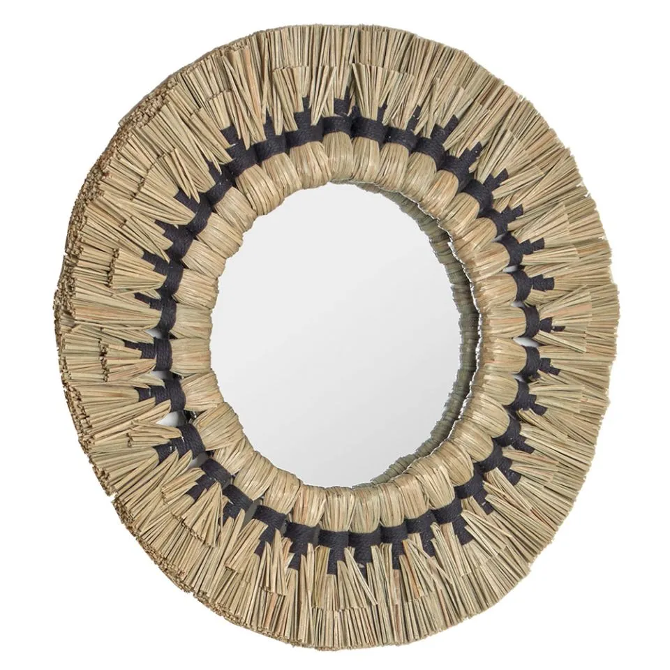 Woven Seagrass Mirror Private Label