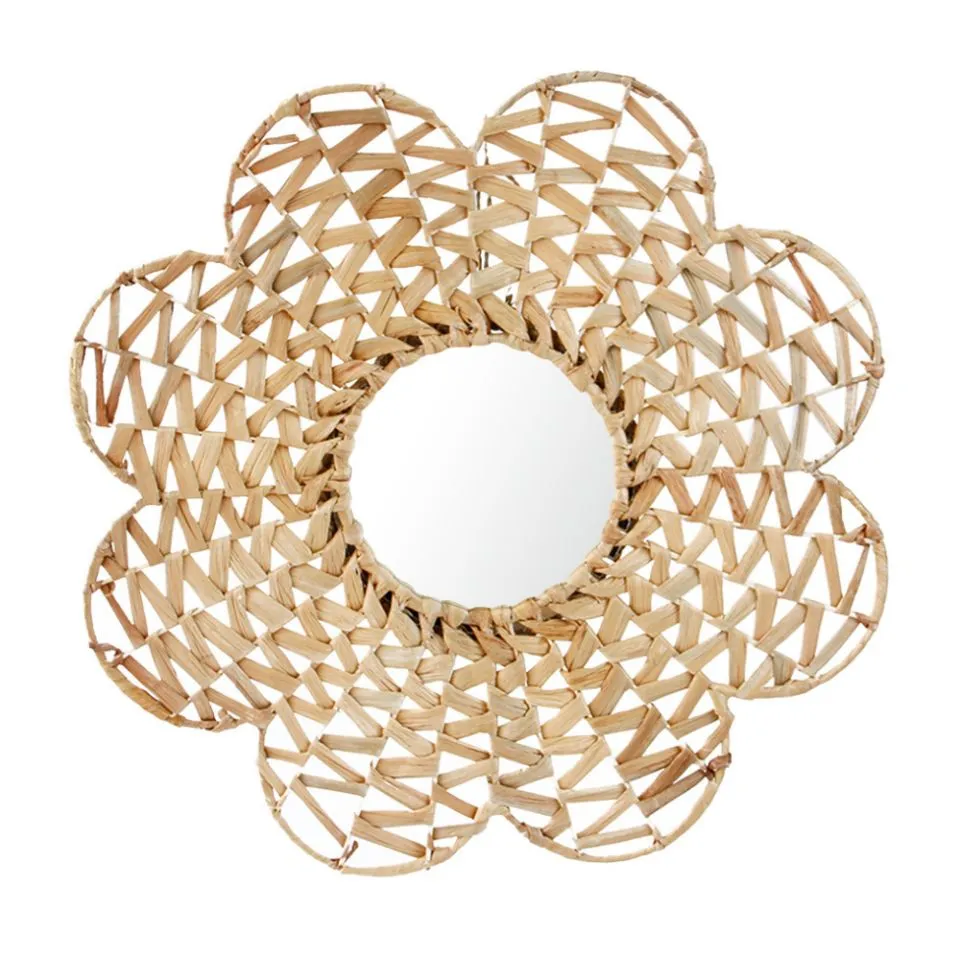 Woven Water Hyacinth Mirror Manufacturer